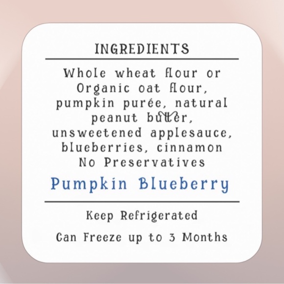 3 Pack Bundle Pumpkin Blueberry Bones Biscuits - All Natural - Picture 9 of 10